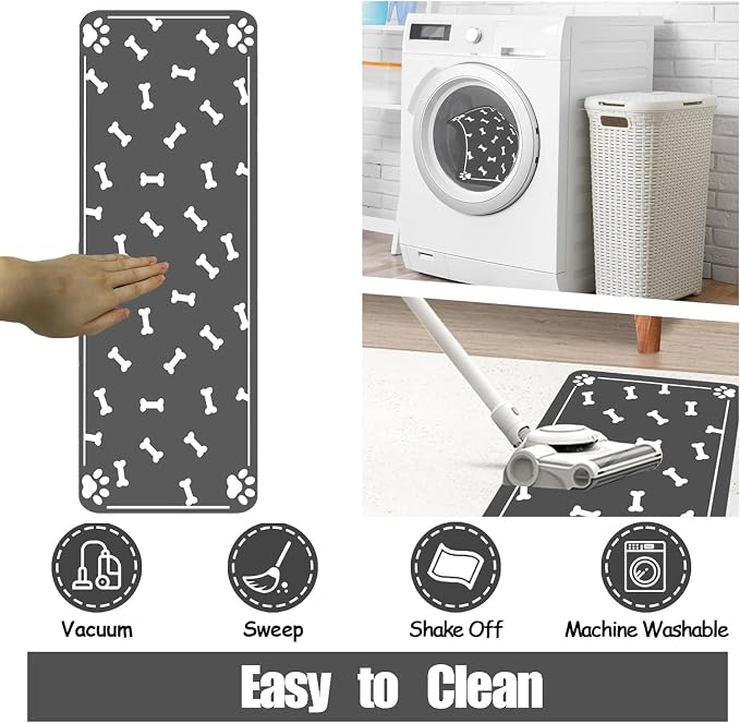 Large Pet Feeding Mat, Absorbent Quick Dry Dog Mat - Image 5