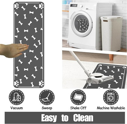 Large Pet Feeding Mat, Absorbent Quick Dry Dog Mat - Image 5