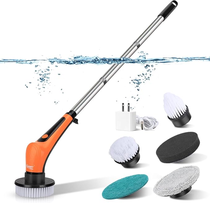 hygger IPX8 Electric Aquarium Cleaning Brushes, Rechargeable Cleaner Tools Kit by hygger