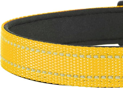 Reflective Dog Collar, Adjustable Soft Neoprene Padded Nylon Pet Collars - Image 5