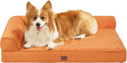 EHEYCIGA Large Dog Bed Memory Foam by EHEYCIGA