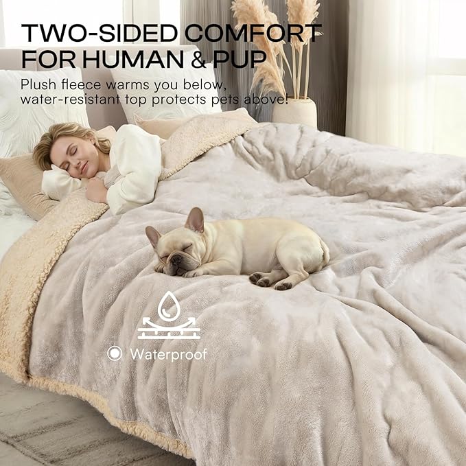 Waterproof Pet Blanket, Liquid Pee Proof Dog Blanket - Image 5