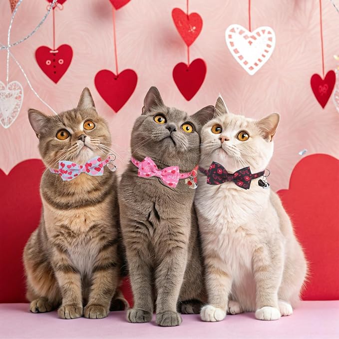 KOOLTAIL Pink Cute Cat Collars Breakaway - Image 7