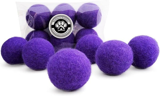 Wool Cat Toys - Felt Cat Toy Balls by EarthtoneSolutions
