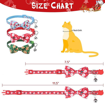 SCENEREAL Christmas Cat Collar Breakaway - Image 4