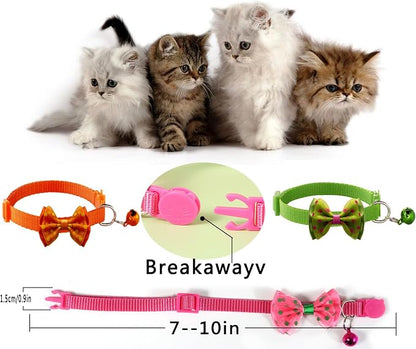16 PCS Cute Cat Collars with Bells - Image 5