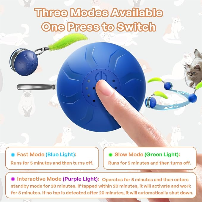Interactive Cat Toy Ball Automatic Interactive Cat Toys - Image 7