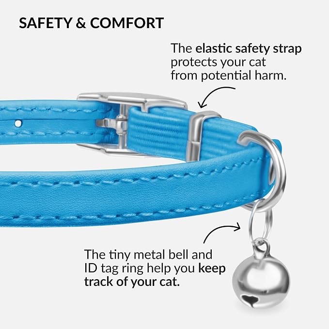 CollarDirect Leather Cat Collar - Image 3