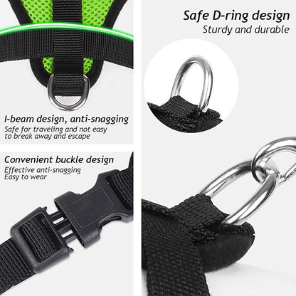 shudyear Summer cat Chest Harness and Leash, Anti-Escape Adjustable Soft mesh - Image 5