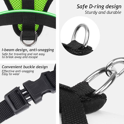 shudyear Summer cat Chest Harness and Leash, Anti-Escape Adjustable Soft mesh - Image 5