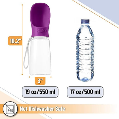 Mr. Pen Portable Dog Water Bottle, 19 oz, Travel Dog Water Bottle Dispenser - Image 3