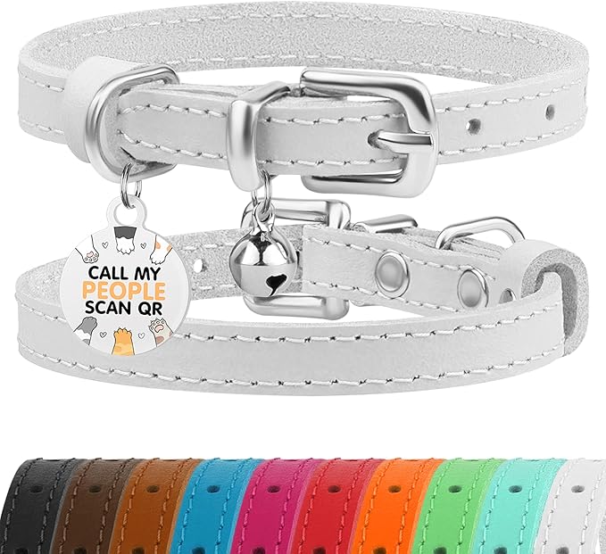 BRONZEDOG Leather Cat Collar by BRONZEDOG