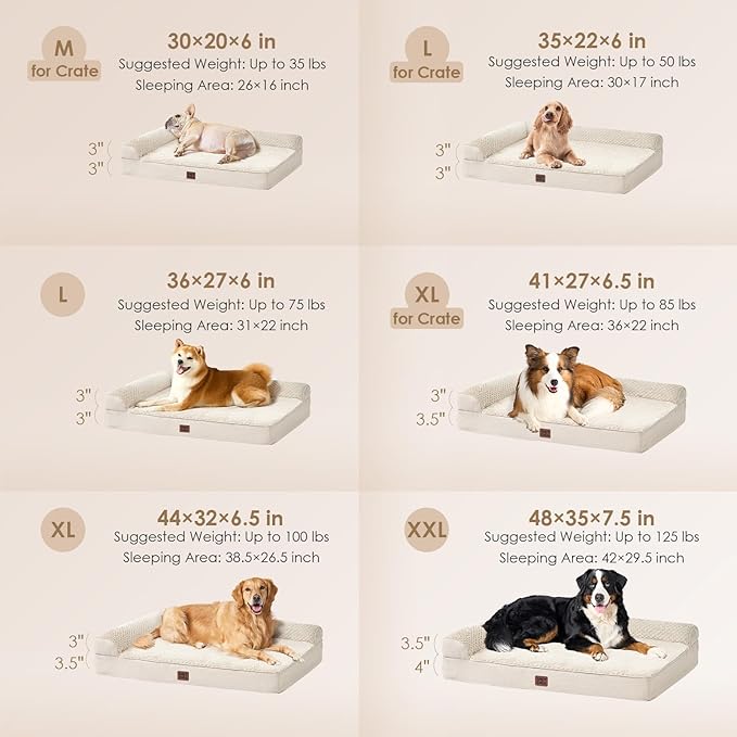 EHEYCIGA XXL Dog Bed Memory Foam, Orthopedic Giant Dog Bed Jumbo - Image 2