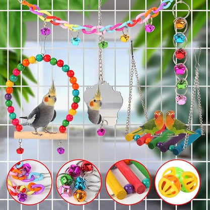 Bird Toys for Parakeets, Cockatiels, Love Birds, Budgerigar - Image 2