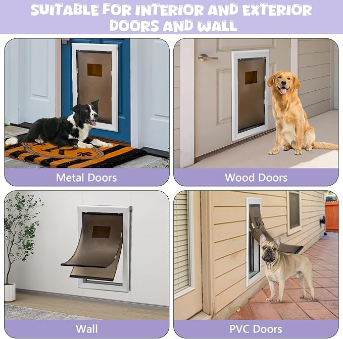 Durable Pet Door, Aluminum Door - Image 4