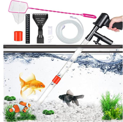 Aquarium Gravel Cleaner Siphon Fish Tank Vacuum Cleaner by JackSuperAquariumPetsFocus