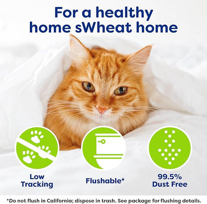 sWheat Scoop Natural Wheat Multi-Cat Litter, Superior Clumping - Image 5