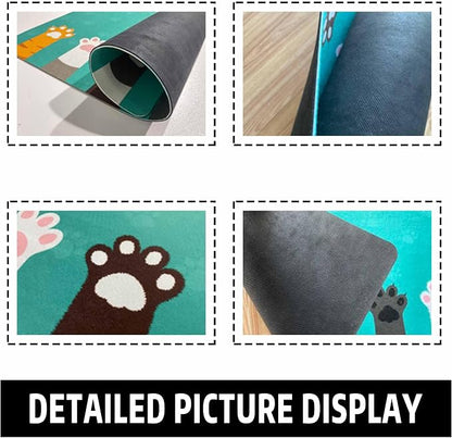 Personalized Dog Cat Mat with Name Photo Custom Placemat Feeding Mats - Image 7
