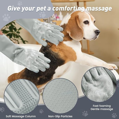 Pet Shower & Bath Supplies，Dog Shampoo Brush Set - Image 2