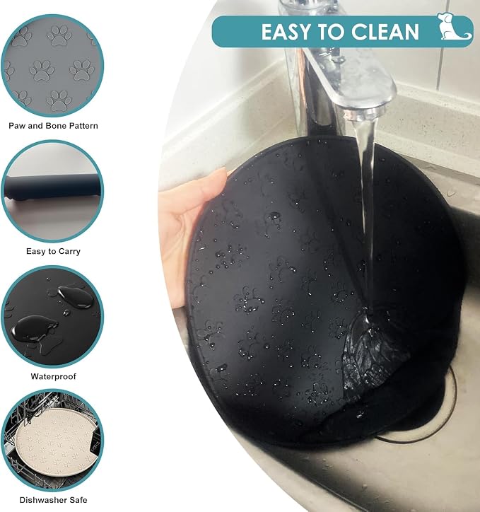 Dog Food Mat - Waterproof Silicone Dog Mat - Image 5