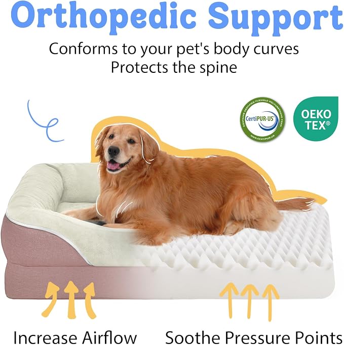 Orthopedic Washable Large Dog Bed - Image 2