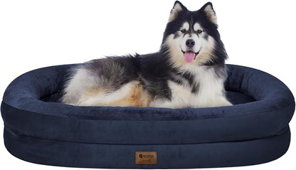 Orthopedic Waterproof Large Dog Bed: Memory Foam Washable Dog Bed by Wozoke