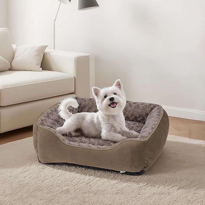 JOEJOY Rectangle Dog Bed for Large Medium Small Dogs - Image 6
