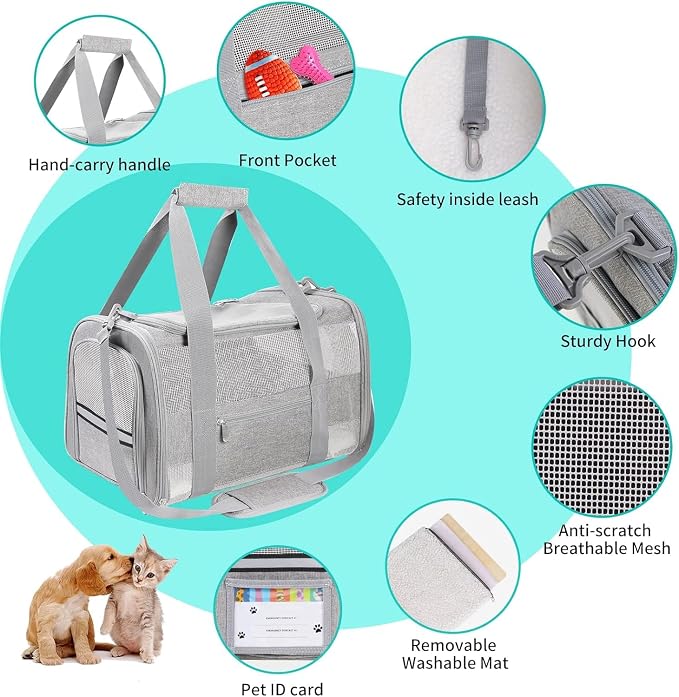 Large Cat Carrier Dog Carrier, Pet Carrier - Image 5