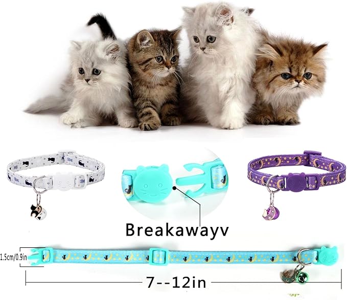 10PC Floral Cat Collar Set - Image 5