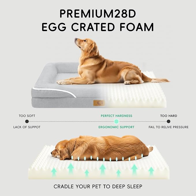Homemate Dog Bed Medium Size Dog 28x23 inch - Image 4