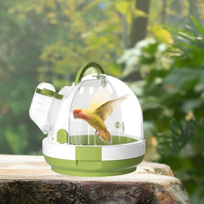 Parrot Travel Cage, Small Animal Carry Case, Breathable Hamster Carrier Cage - Image 6