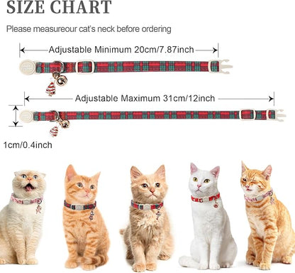 Unique style paws 2 Pack Christmas Kitten Collar Breakaway - Image 4