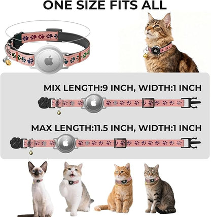 AirTag Cat Collar, Breakaway Cat Tracker Collar, Airtag Holder Compatible - Image 7