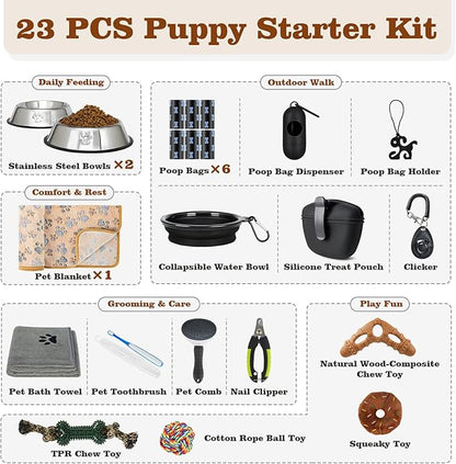 Puppy Supplies Starter Kit – Puppy Essentials and Dog Stuff Set - Image 2