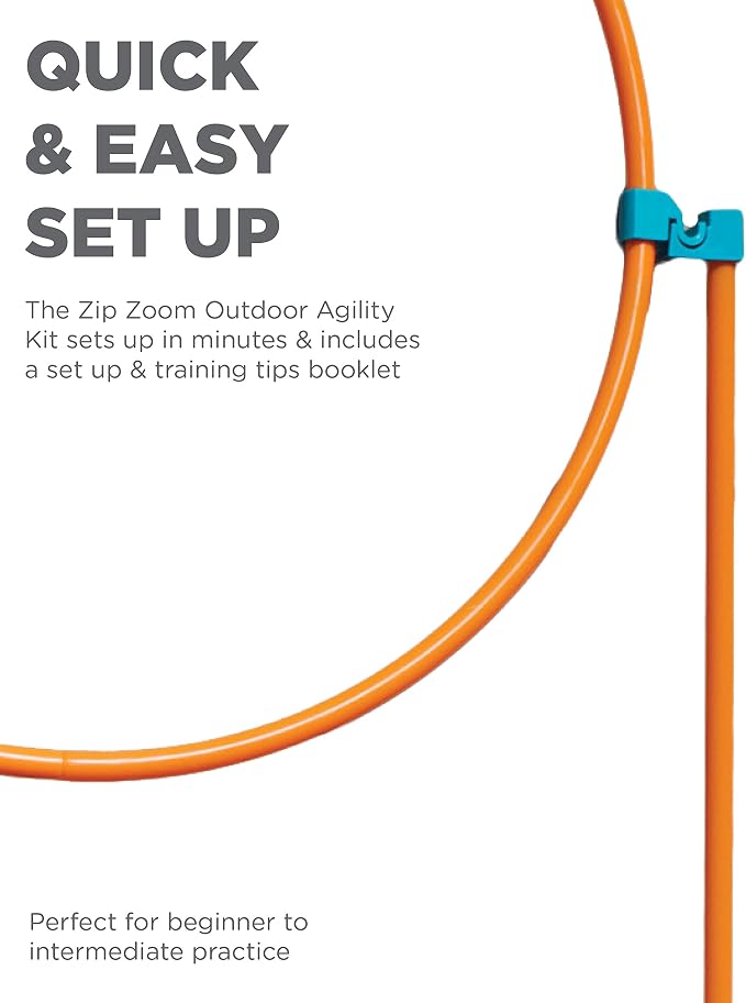 Outward Hound Zip & Zoom Outdoor Dog Agility Training Kit - Image 6