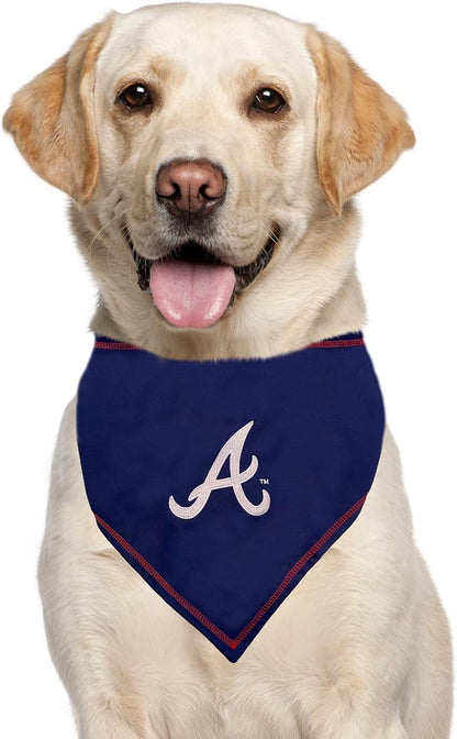 Pets First MLB Atlanta Braves TIE Bandana, Large/X-Large. Dog Bandana Scarf Bib - Image 5