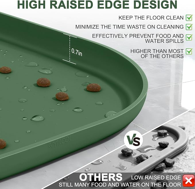 Small Silicone Pet Food Mat - Image 4