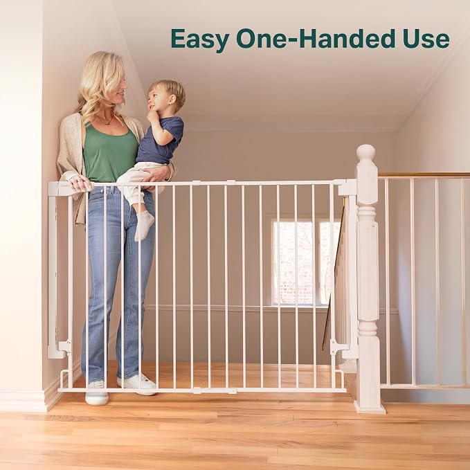 Cumbor 34" Extra Tall Baby Gate - Image 8