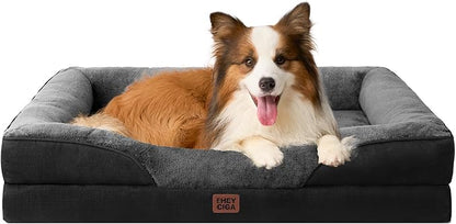 EHEYCIGA Orthopedic Dog Bed for Large Sized Dog, Waterproof Liner & Washable by EHEYCIGA