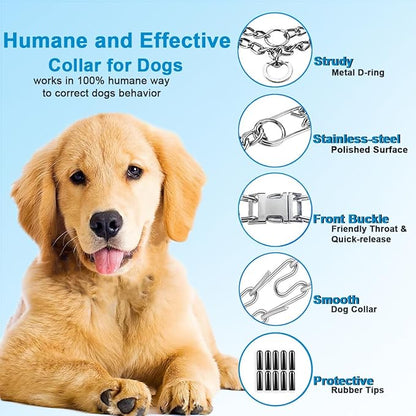 Prong Collar for Dogs, Adjustable Size Dog Training Collar Dog Pinch Collar - Image 4