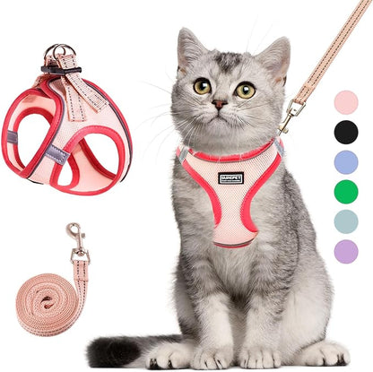 Cat Harness and Leash Set, Soft and Breathable Vest by Unknown