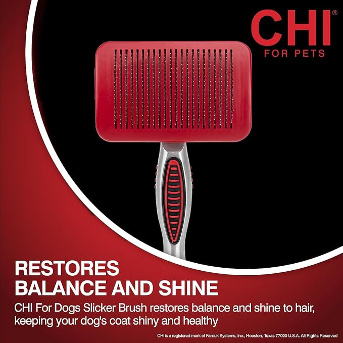 CHI for Dogs Self Cleaning Slicker Brush - Image 2