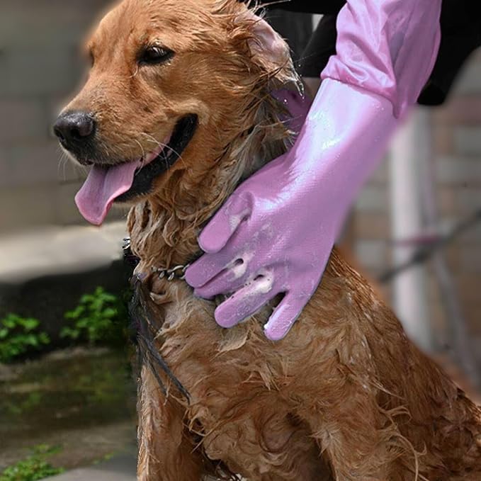 Dog Washing Gloves, Pet Grooming Gloves - Image 4