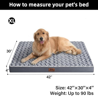 WESTERN HOME WH Large Dog Bed for Large, Medium Dogs, Orthopedic Pet Bed - Image 6