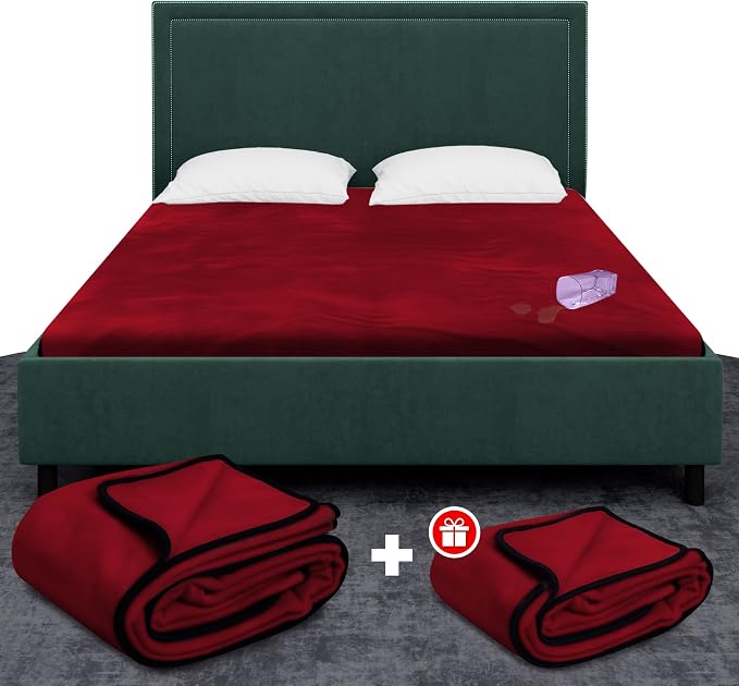 Paw Buddies Waterproof Blanket 80"x90" – Reversible Microfleece Throw - Image 3