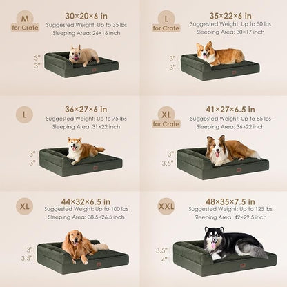 EHEYCIGA Large Dog Bed Memory Foam - Image 2