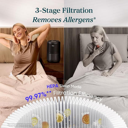 LEVOIT Air Purifier for Home Allergens Pets in Bedroom, Covers Up to 1073 ft² - Image 3