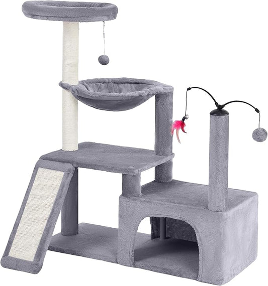 YUNIQUE Multi-Functional Cat Tree Tower, Big Cat Condo by YUNIQUE