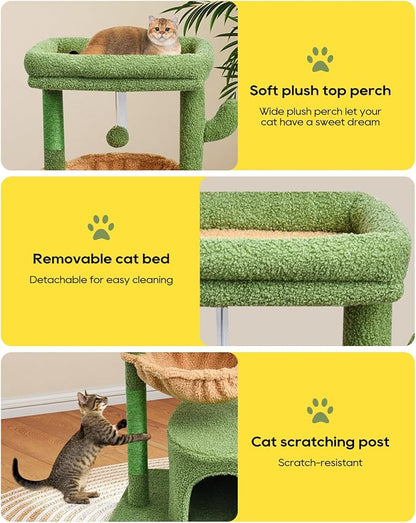 SYANDLVY Cactus Cat Tree for Indoor Cats, Modern Cat Furniture - Image 5