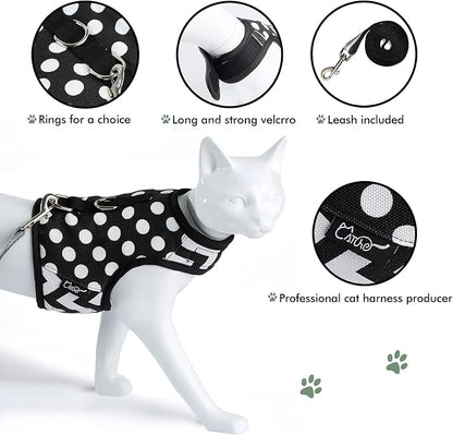 Cat Harness and Leash for Walking Escape Proof, Adjustable Cat Vest Harness - Image 6